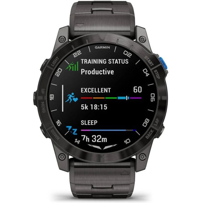 Смарт-часы Garmin D2 Mach 2, 47mm, Saph, Bare Ti/Blk w/LthrBd, GPS (010-02904-31) изображение 8