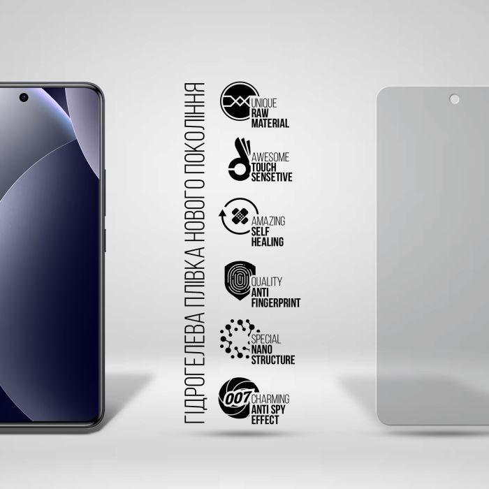 Плівка захисна Armorstandart hydrogel Anti-spy Xiaomi Redmi Note 15 Pro 4G (ARM89649) зображення 2