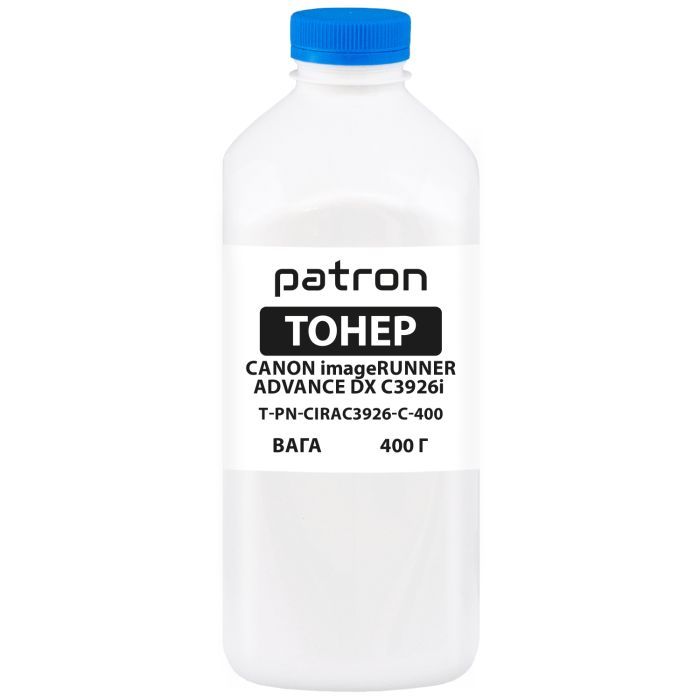 Тонер Canon iRUNNER ADVANCE DX C3926i 400 г Cyan Patron (PN-CIRAC3926-C-400)