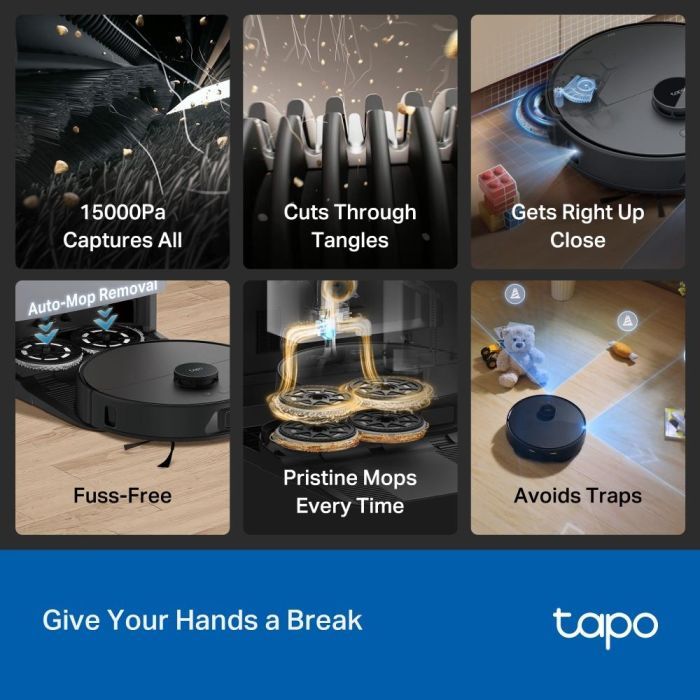 Пылесос TP-Link Tapo RV50 Pro Omni изображение 4