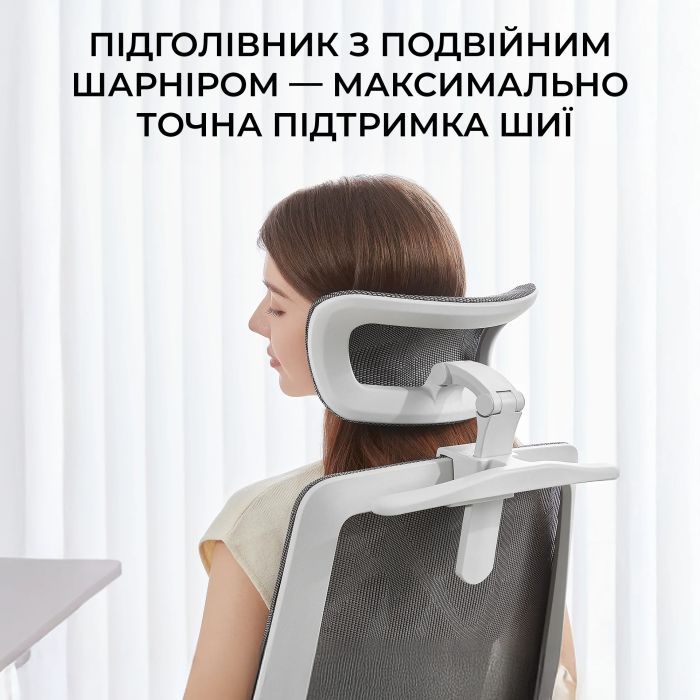 Офісне крісло Sihoo M59AS Mesh Gray (M59AS-M301) зображення 12