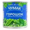 Овощная консервация Чумак Горошек зеленый консервированный 420 г (4820001351781) изображение 2
