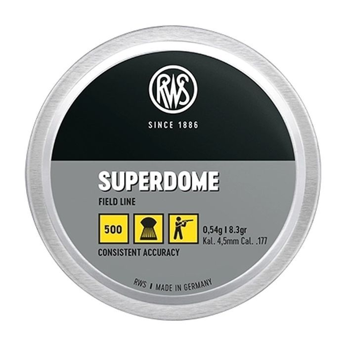 Пульки RWS SuperDome 4,5 мм 0,54 г 500 шт (2136791)