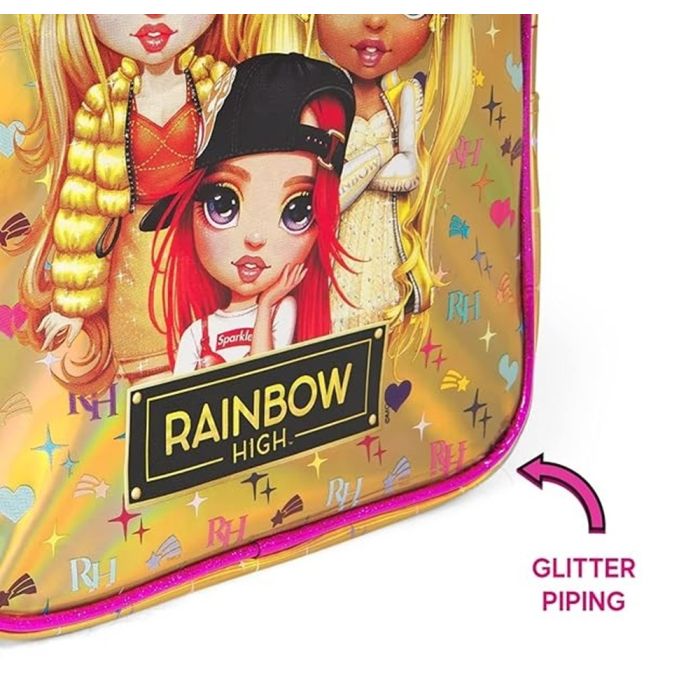 Рюкзак детский Perletti Rainbow High Mini, к-р золотистий (P13282) изображение 5