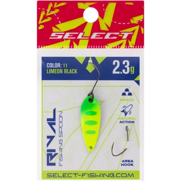 Блесна Select Rival 2.3g 30mm 17 DarkSpace Chartreuse (1870.80.16) изображение 2