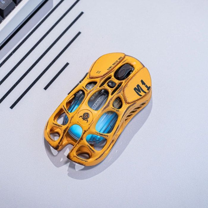 Мышка GravaStar Mercury M1 Pro Wireless/Bluetoot/USB Yellow (GSM1PRO_YLW) изображение 5