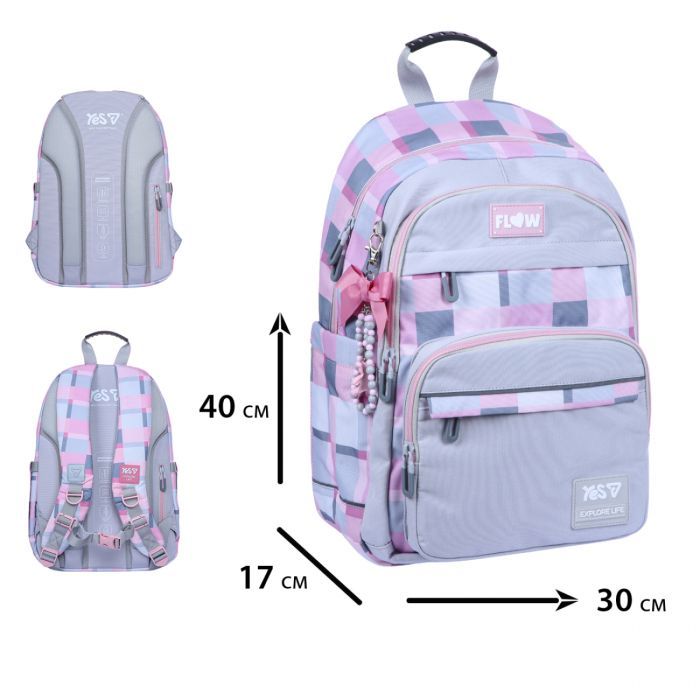 Рюкзак школьный Yes Flow TS-47M (550305) изображение 3