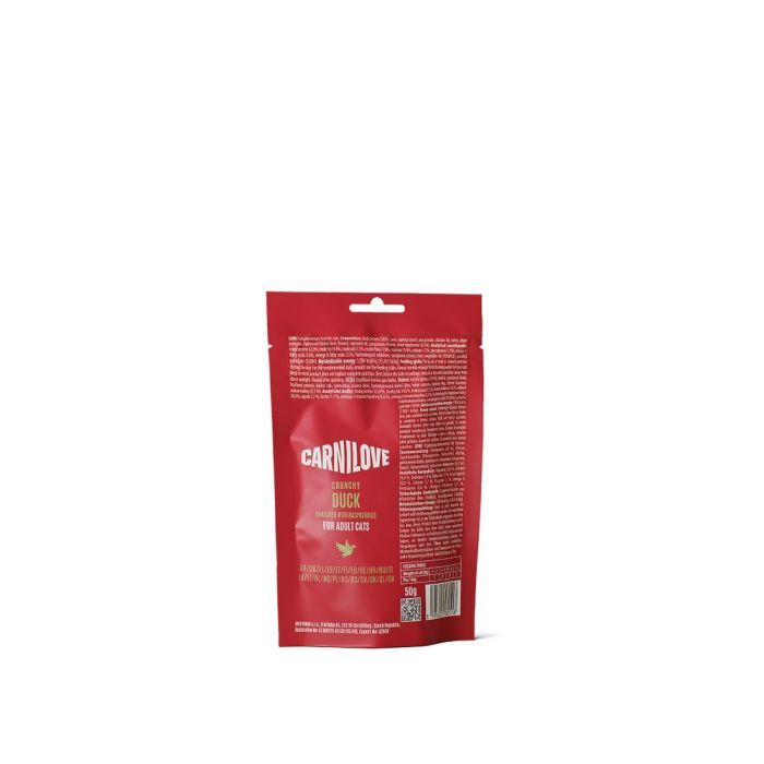 Лакомство для котов Carnilove Crunchy Snack Duck with Raspberries 50 г (8595602582518) изображение 2