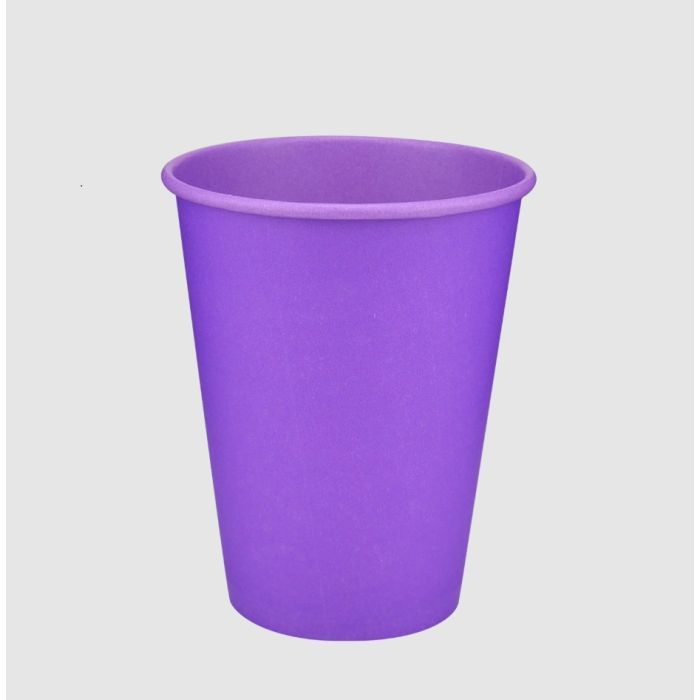 Стакани одноразові Buroclean LAVANDA CUP паперові 400 мл 50 шт (1080053)