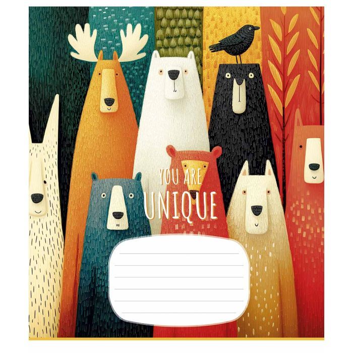 Тетрадь Школярик Genius You are unique 12 листов клетка (012-3581K) изображение 2