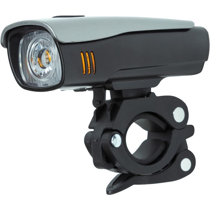 Передняя велофара HiSmart 300 люмен, LED, USB, IPX5 (HS081492)