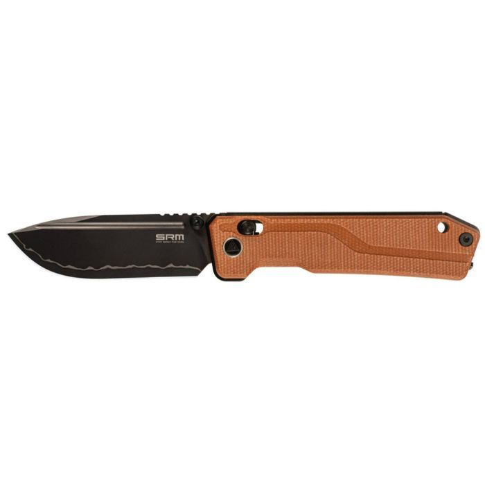 Ніж SRM Rubik 7228B 140Cr, Blue Micarta, Stonewash (7228B-ME2)