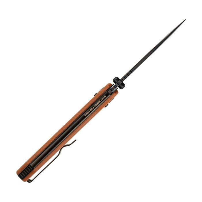 Нож SRM Rubik 7228B 140Cr, Brown Micarta, Black Stonewash (7228B-MN2) изображение 6