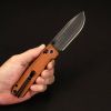 Нож SRM Rubik 7228B 140Cr, Brown Micarta, Black Stonewash (7228B-MN2)