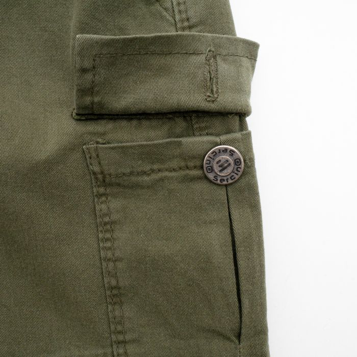 Шорты детские Sercino с накладными карманами (24282-98B-green) изображение 4