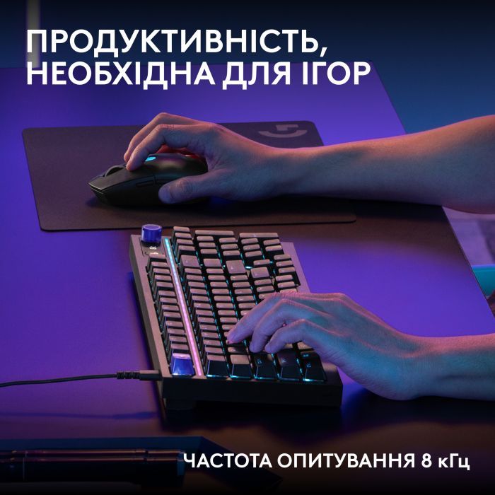 Клавиатура Logitech G316 X TKL USB UA Black (920-014205) изображение 3