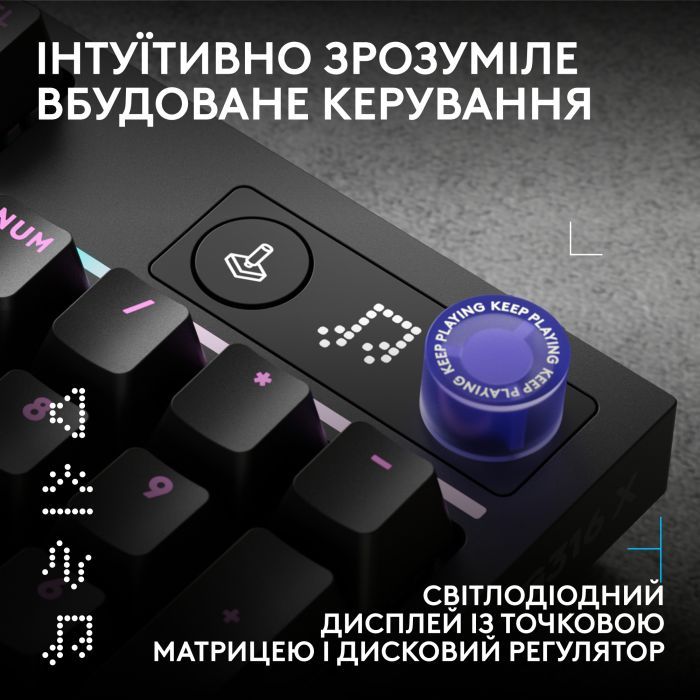 Клавиатура Logitech G316 X TKL USB UA Black (920-014205) изображение 5