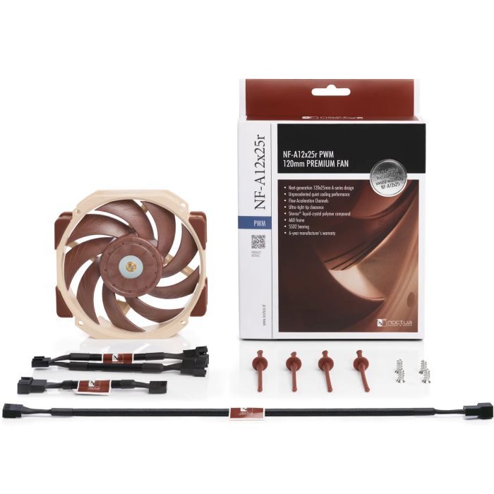 Кулер для корпуса Noctua NF-A12x25r PWM изображение 3