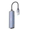 Концентратор LDNIO USB 3.0 4-in-1 3xUSB 3.0 + 1xRJ45 (DS-124U) изображение 2