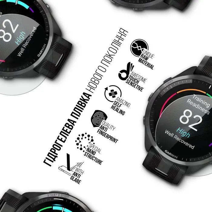 Плівка захисна Armorstandart Matte hydrogel Garmin Forerunner 965 6 pcs (ARM92017) зображення 2