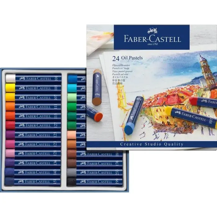 Пастель Faber-Castell Oil Pastels, 24 кольори, 127024 (5520) изображение 2