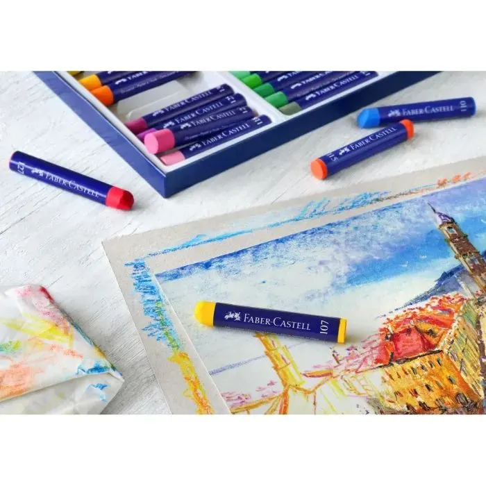 Пастель Faber-Castell Oil Pastels, 24 кольори, 127024 (5520) изображение 3