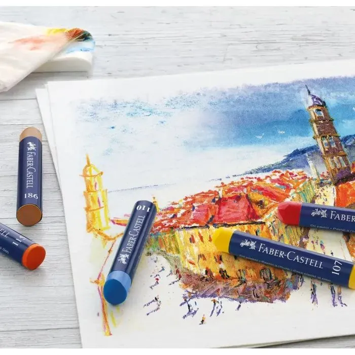 Пастель Faber-Castell Oil Pastels, 24 кольори, 127024 (5520) изображение 4