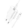 Зарядное устройство HOCO C109A USB-C PD20W + cable USB-C to Lightning white (6942007656665) изображение 5