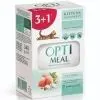 Вологий корм для кішок Optimeal для кошенят з куркою 3+1 (4820083907449)