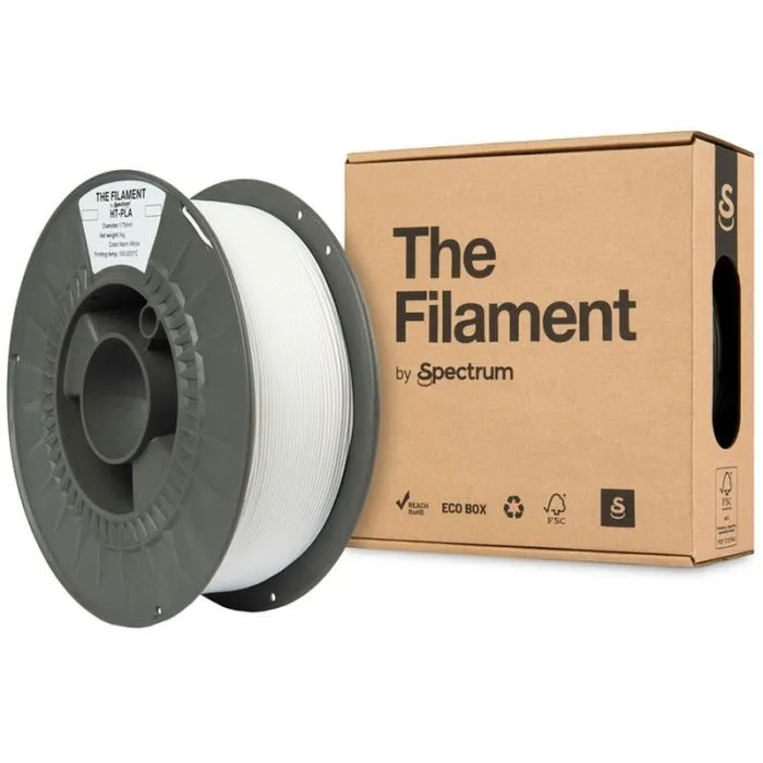 Пластик для 3D-принтера The Filament HT-PLA 1.75mm 1kg White, Warm (TF-24137) зображення 3