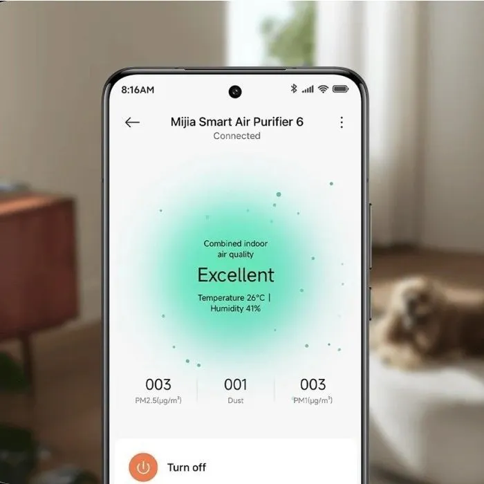 Очисник повітря Mijia Smart Air Purifier 6 EU зображення 7