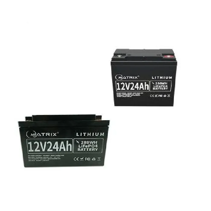 Батарея LiFePo4 Matrix 12.8V-24Ah 307.2Wh (MLR 1224)