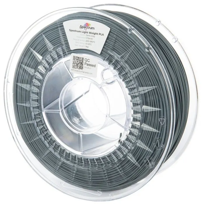 Пластик для 3D-принтера Spectrum LW-PLA UltraFoam 1.75mm 0.75kg Grey, Dark (81001)
