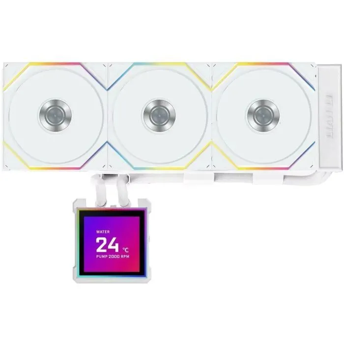 Система рідинного охолодження Lian Li HydroShift II LCD-S 360TL, White (G89.GHS2LCDS36TW.00)