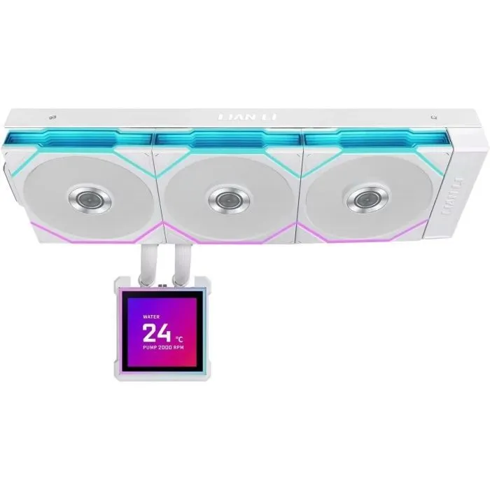 Система рідинного охолодження Lian Li HydroShift II LCD-S 360TL, White (G89.GHS2LCDS36TW.00) зображення 2