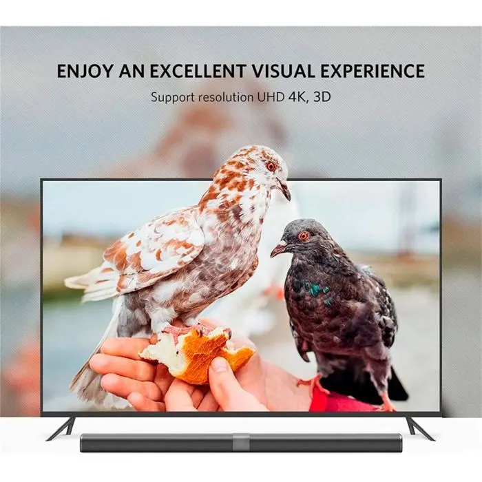 Кабель мультимедийный HDMI M to HDMI micro M 1.0m 4K HD127 black Ugreen (30148) изображение 10