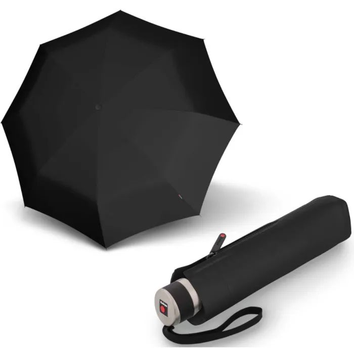 Зонт Knirps Chrome Matt Manual Melange Black механічна, складана (Kn95-8041-4119) изображение 2