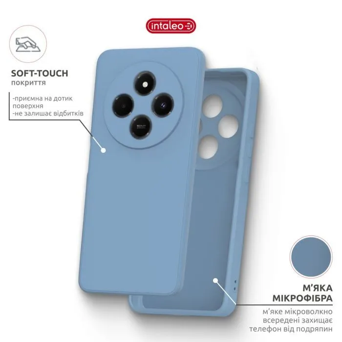 Чохол до мобільного телефона Intaleo SoftShell Xiaomi Redmi A4 Light Blue (1283126632426) зображення 5