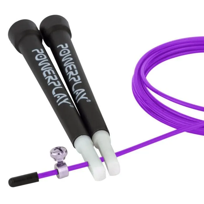 Скакалка PowerPlay 4202 Ultra Speed Rope 2,9m Purple (PP_4202_Purple) зображення 3