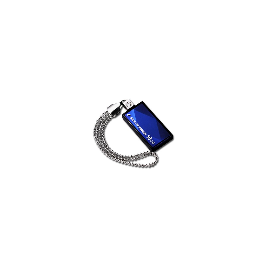 USB флеш накопичувач Silicon Power 16Gb Touch 810 blue (SP016GBUF2810V1B)