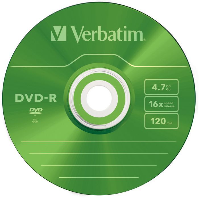 Диск DVD Verbatim 4.7Gb 16X Slim case 5 шт Color (43557) изображение 6