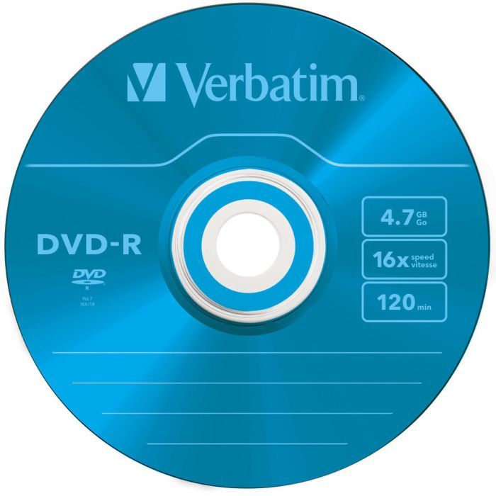 Диск DVD Verbatim 4.7Gb 16X Slim case 5 шт Color (43557) изображение 7