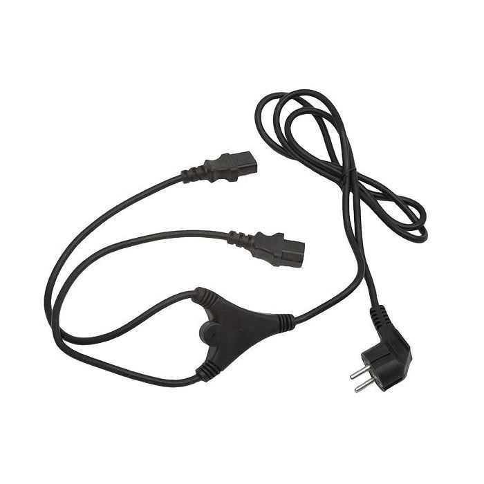 Кабель питания C13 2x 2m Cablexpert (PC-186-ML6)
