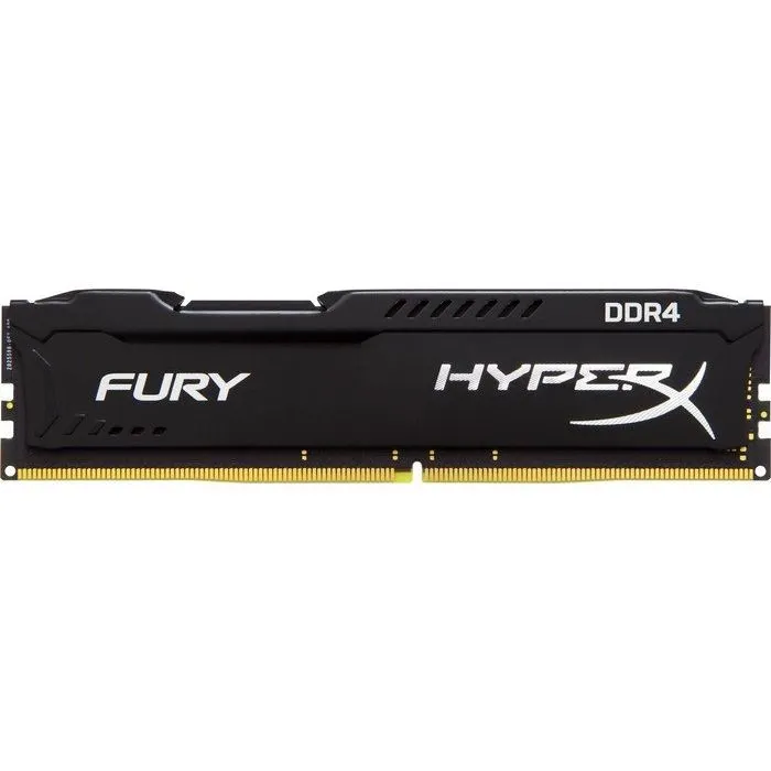 Модуль памяти для компьютера DDR4 4GB 2400 MHz Fury Black Kingston Fury (ex.HyperX) (HX424C15FB/4)