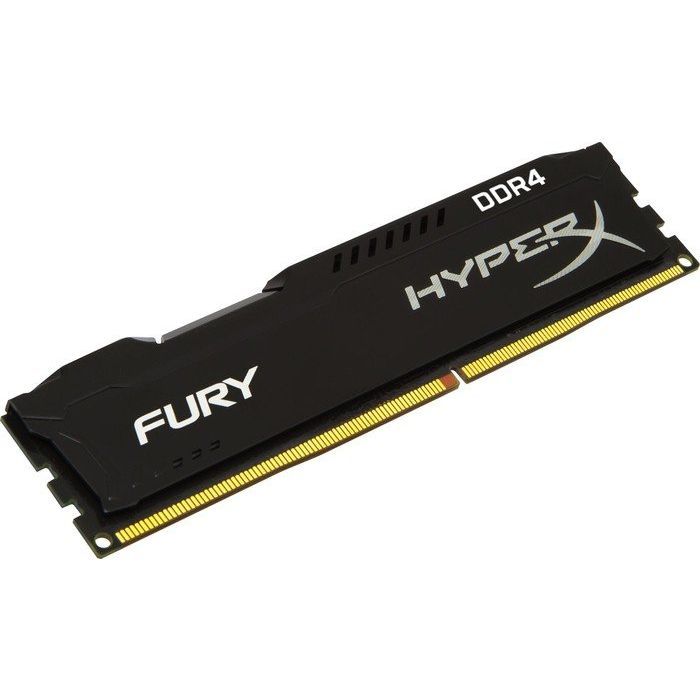 Модуль памяти для компьютера DDR4 4GB 2400 MHz Fury Black Kingston Fury (ex.HyperX) (HX424C15FB/4) изображение 2
