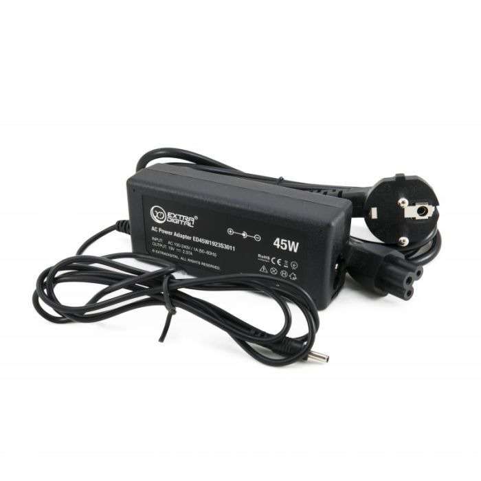 Блок питания к ноутбуку Extradigital Asus 19V, 2.37A, 45W (3.0x1.35) (PSA3835) изображение 3