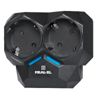 Мережевий фільтр живлення REAL-EL AR-01, black (EL122300005) зображення 3