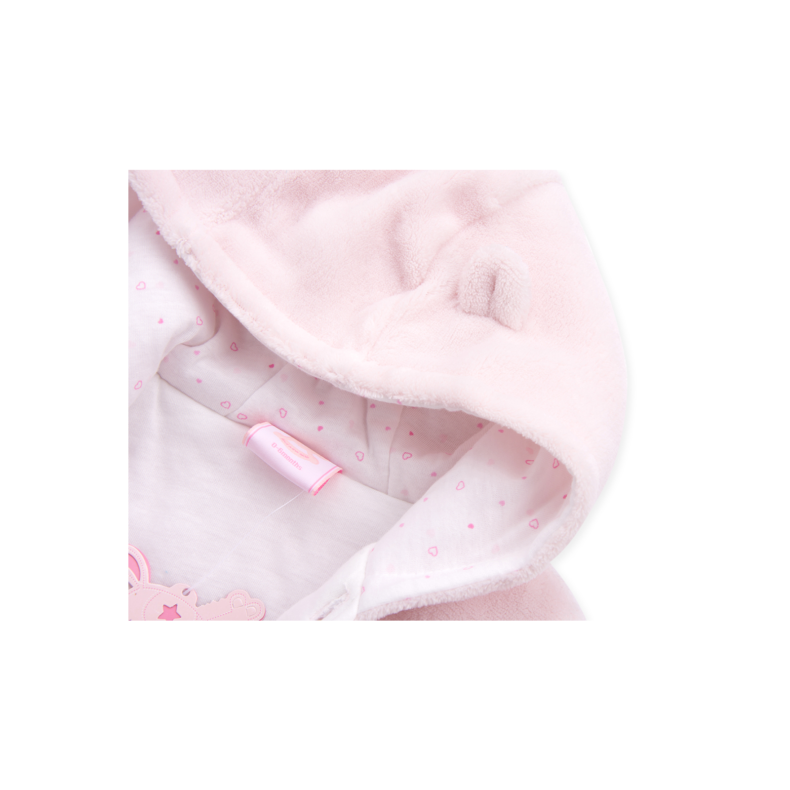 Человечек Luvena Fortuna флисовый теплый с капюшоном для девочек (G859412-18) изображение 5