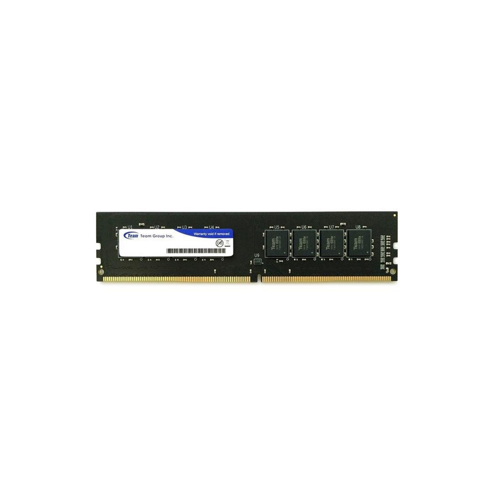 Модуль пам'яті для комп'ютера DDR4 4GB 2133 MHz Elite Black Team (TED44G2133C1501)