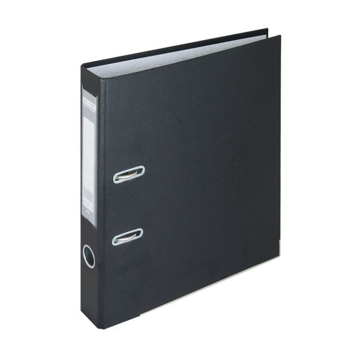 Папка - реєстратор Buromax А4, 50мм, JOBMAX PP, black, built-up (BM.3012-01c)